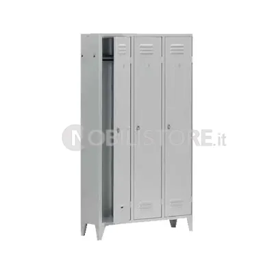 Armadio Spogliatoio Metallico 3 Posti