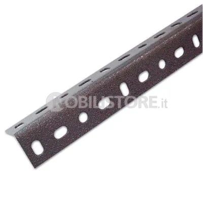 Montante angolare 38X38 mm in acciaio per scaffali