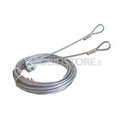 Fune zincata con asola per basculante Ø 3,8 mm