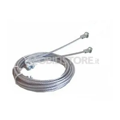 Fune zincata con niples per basculante Ø 3,8 mm