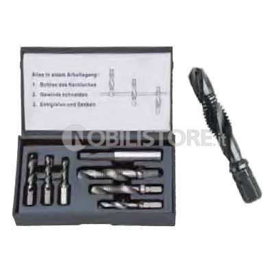 Set 7 maschi a macchina attacco 1/4"
