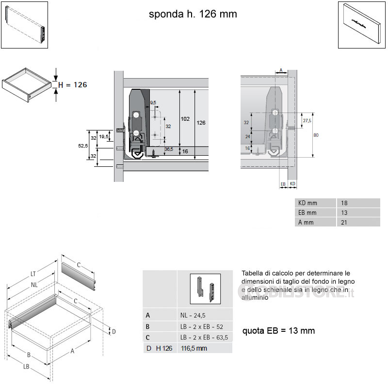 BLUE PRINT ADM58547 Asta/Puntone, Stabilizzatore per FORD,MAZDA