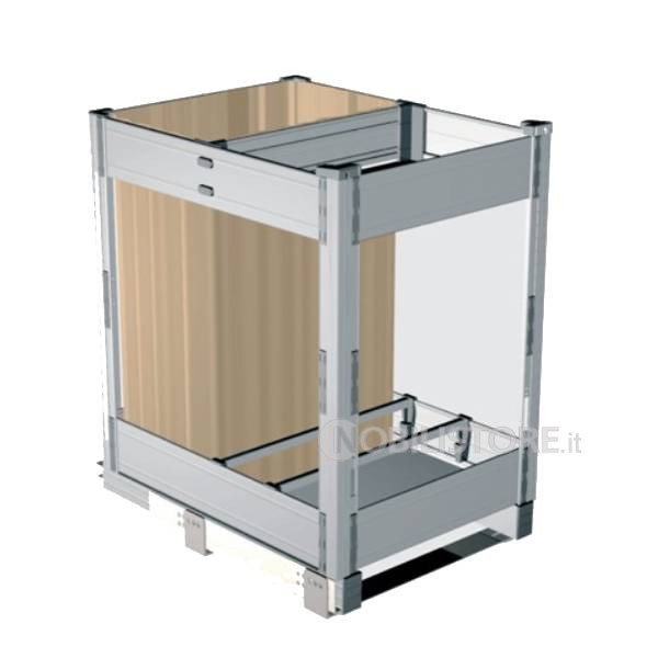 Estraibile New Line DTS portabottiglie e portapane