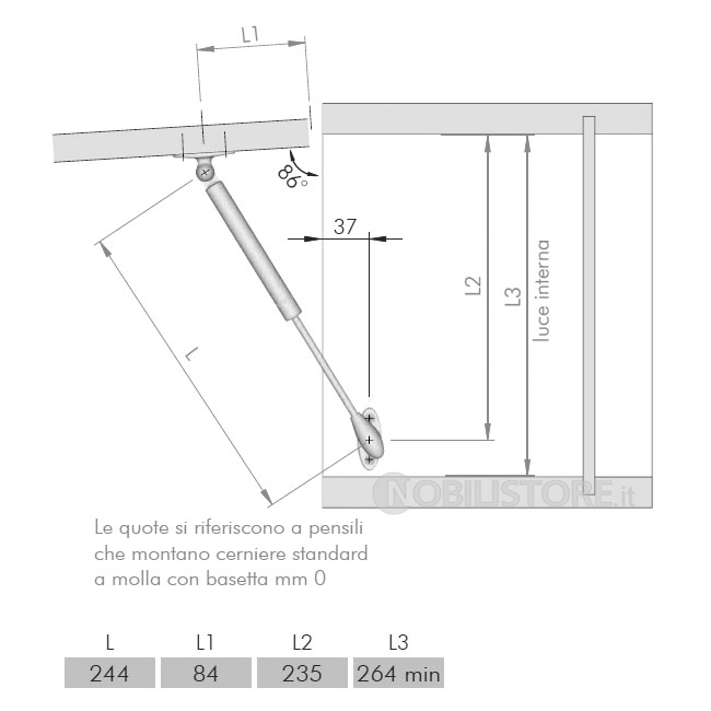 TarosTrade Molla A Gas Per Portellone Posteriore - Ricambio Per Mercedes Classe B W245 (2005-2011), Codici 1699800864, A1699800964 - 4