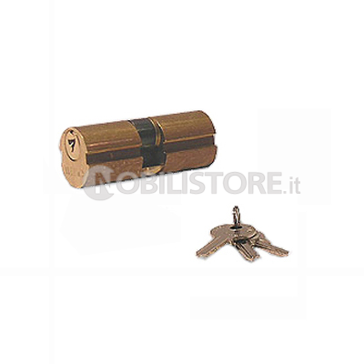 Cilindro Welka in ottone tondo &oslash; 22 mm