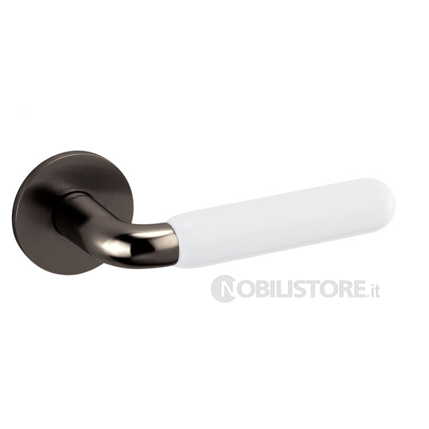 UD SuperAntracite satinato + bianco/SuperAnthracite satin + white