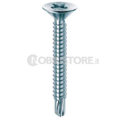 Vite autoperforante Drillex® TSP PH zincata bianca