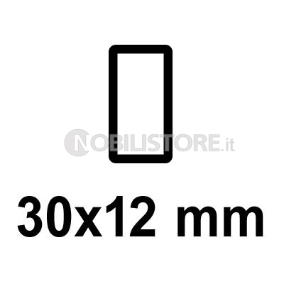Tubo e Supporti Rettangolare 30x12 e 30x10