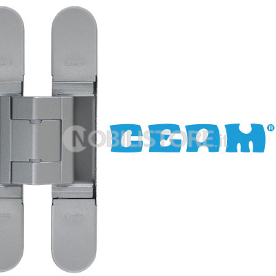 Cerniera invisibile nichelata regolabile per mobile Ceam 929 • Maniglie  Design