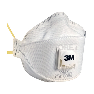 Respiratore Aura 3M™ 9312 per polveri Classe FFP1 NR D con valvola