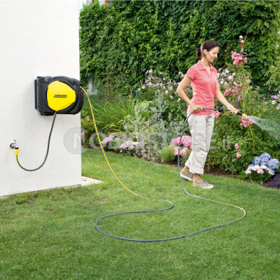 Verdemax A202 Avvolgitubo In Acciaio Zincato Con Ruote E Manovella Per Tubo Irrigazione 80mt 88644458