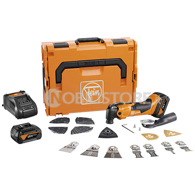 Multifunzione Fein Multimaster a batteria AMM 500 Plus Top 4 AH AS 18V