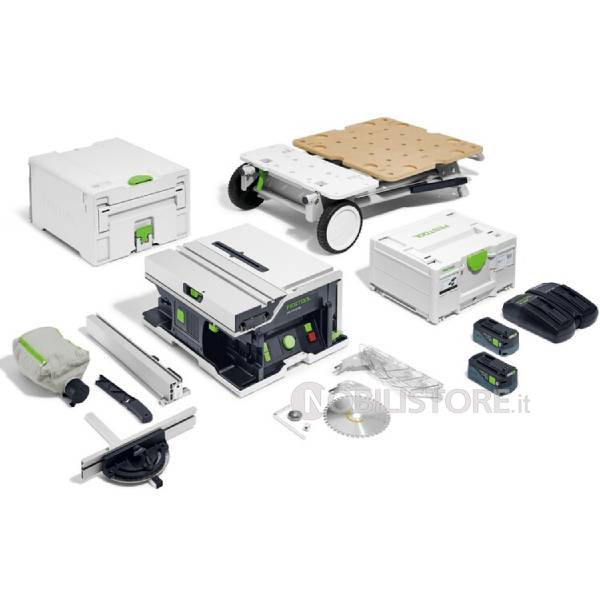 Sega circolare da banco a batteria CSC SYS 50 EBI-Set