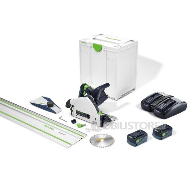 Sega ad affondamento a batteria Festool TSC 55 5.0 KEBI-Plus/XL-FS