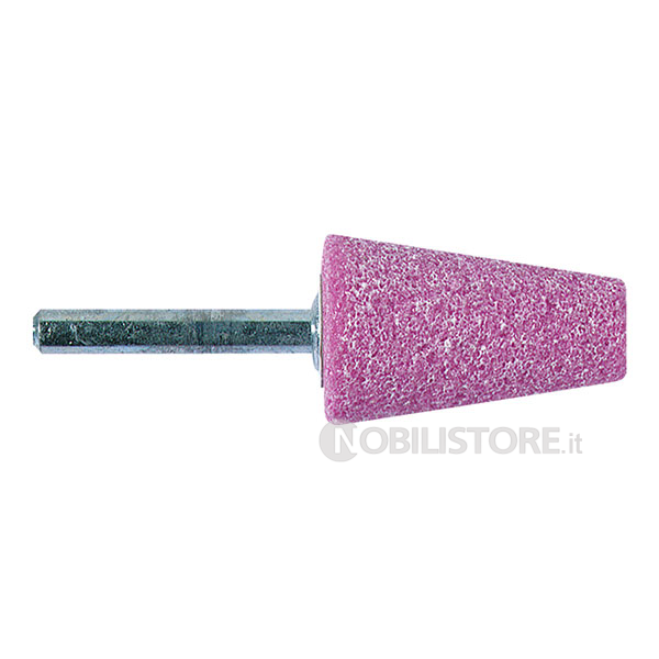 Moletta tronco-conica con gambo Ø 6 mm