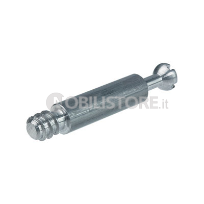 Perno per giunzione MINIFIX filetto legno 11 per foro Ø 5 mm