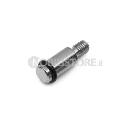 Reggipiano in ottone con perno filetto M5 e gola per OR