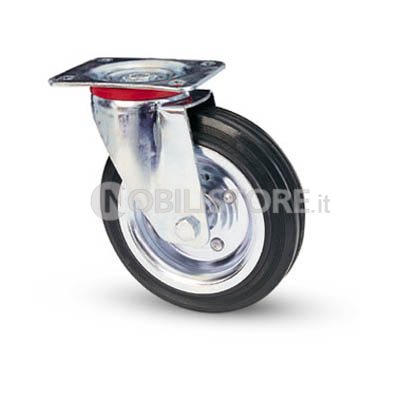 Ruota Serie 80 con piastra girevole