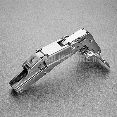 Cerniera serie 200 155° collo 9 spessore minimo 10 mm
