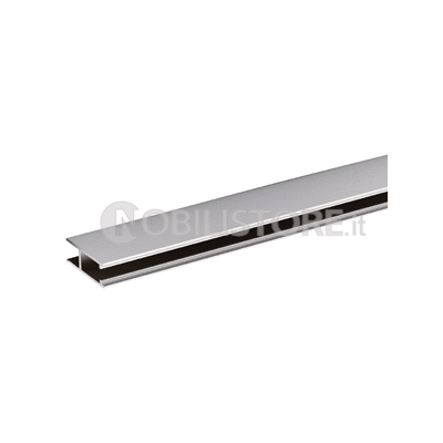 Profilo di alloggiamento Slide Line 97 portacristallo in alluminio per spessore cristallo max 8 mm