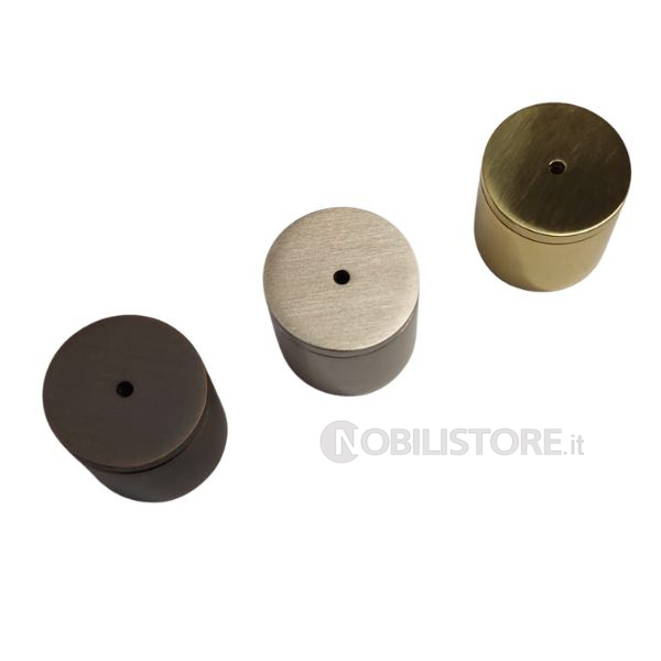 Supporto ottone prolungato per tubo diam. 30 mm