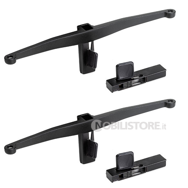 Set supporti Zero per mensola legno
