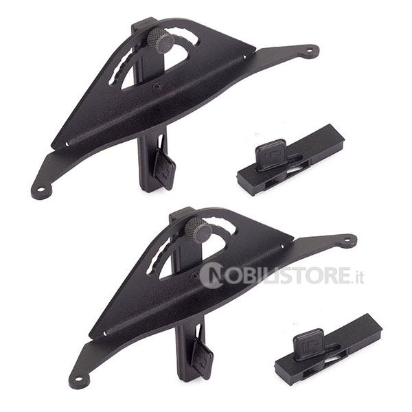 Set supporti Zero per ripiano legno inclinato