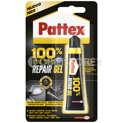 Adesivo Pattex 100% Repair Gel flessibile extraforte