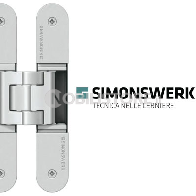 Cerniere Invisibili per Porta 3D Simonswerk