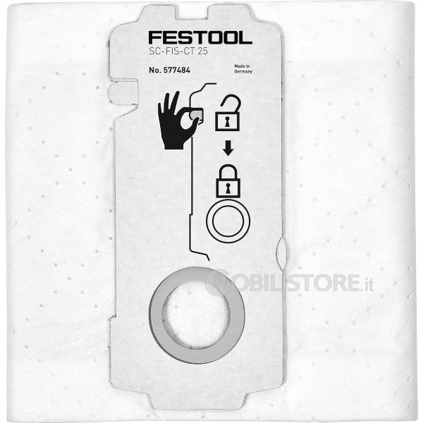 Sacchetti filtro Festool SC-FIS-CT 25 Selfclean